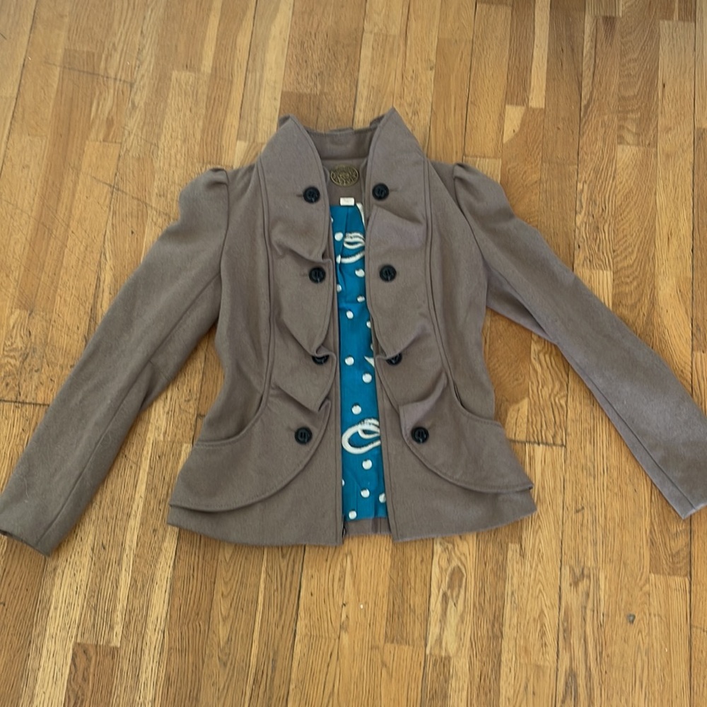 Anthropologie Idra Wool Coat